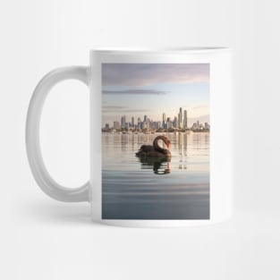 Melbourne Swan at St Kilda Pier Mug